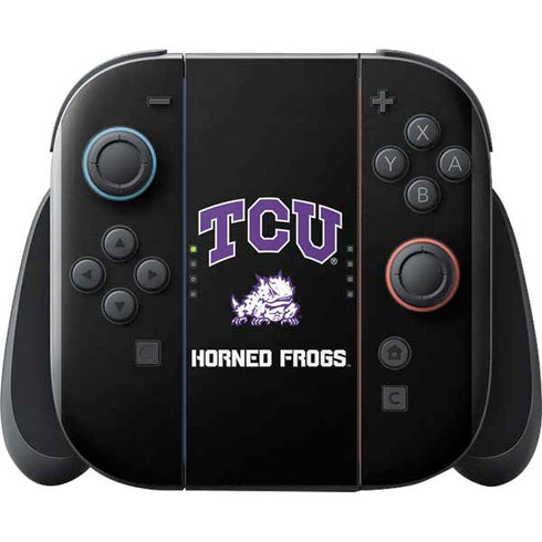 Texas Christian University TCU Horned Frogs Logo Nintendo Switch 2 (2025) with Joy-Con Skin